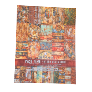 Past Time Mixed Media Book, Steampunk, Grunge, 50 double sided Pages