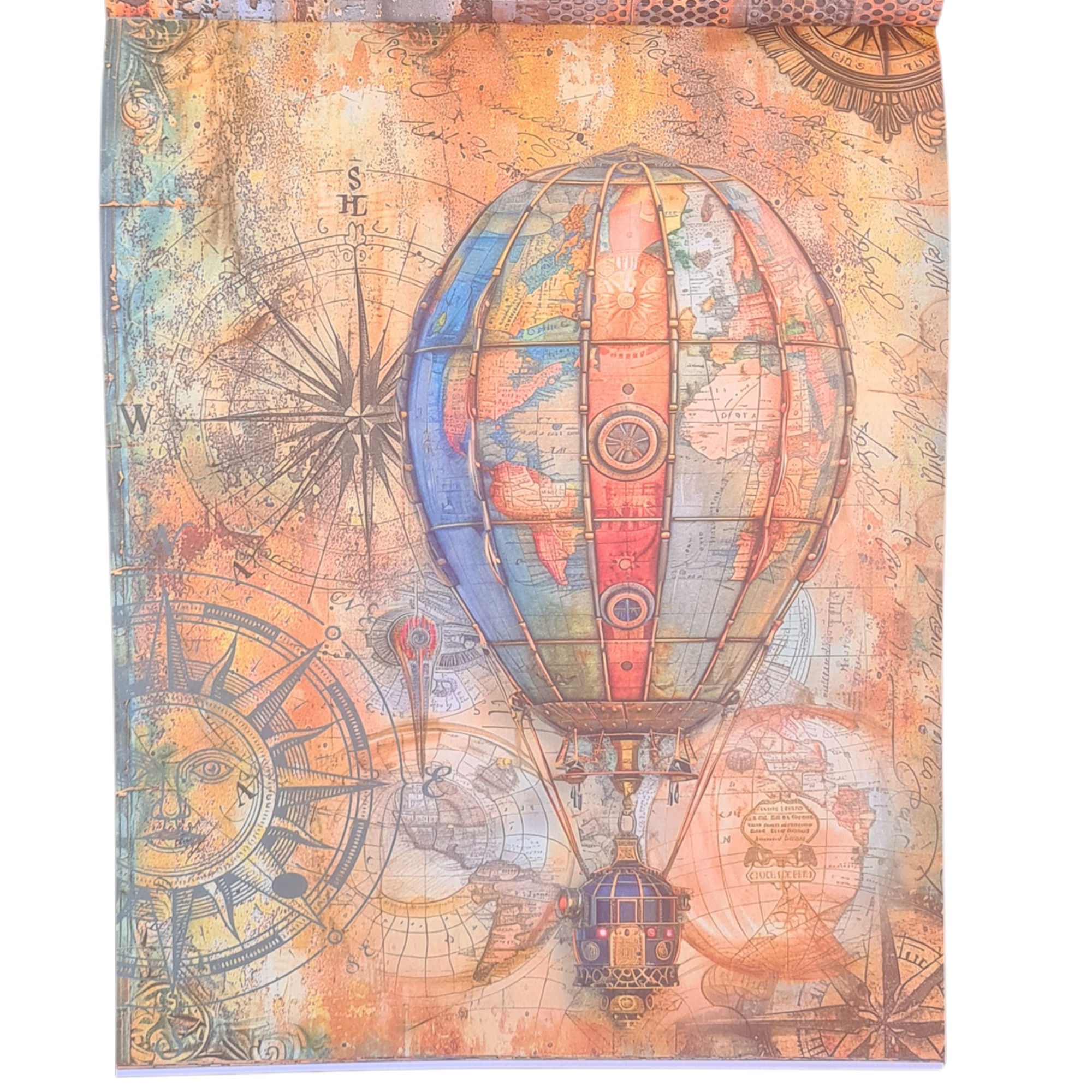 Past Time Mixed Media Book, Steampunk, Grunge, 50 double sided Pages - Image 36