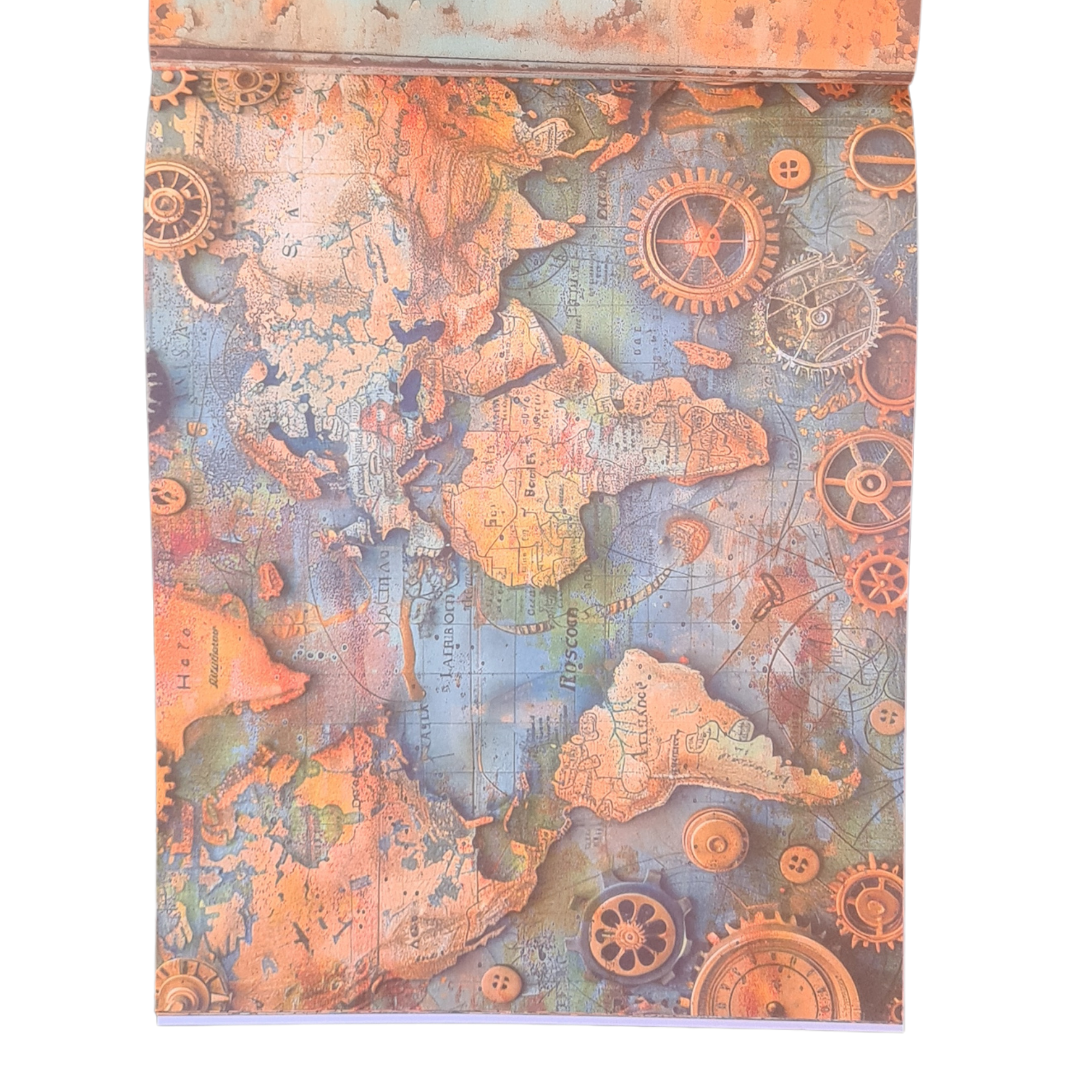 Past Time Mixed Media Book, Steampunk, Grunge, 50 double sided Pages - Image 40