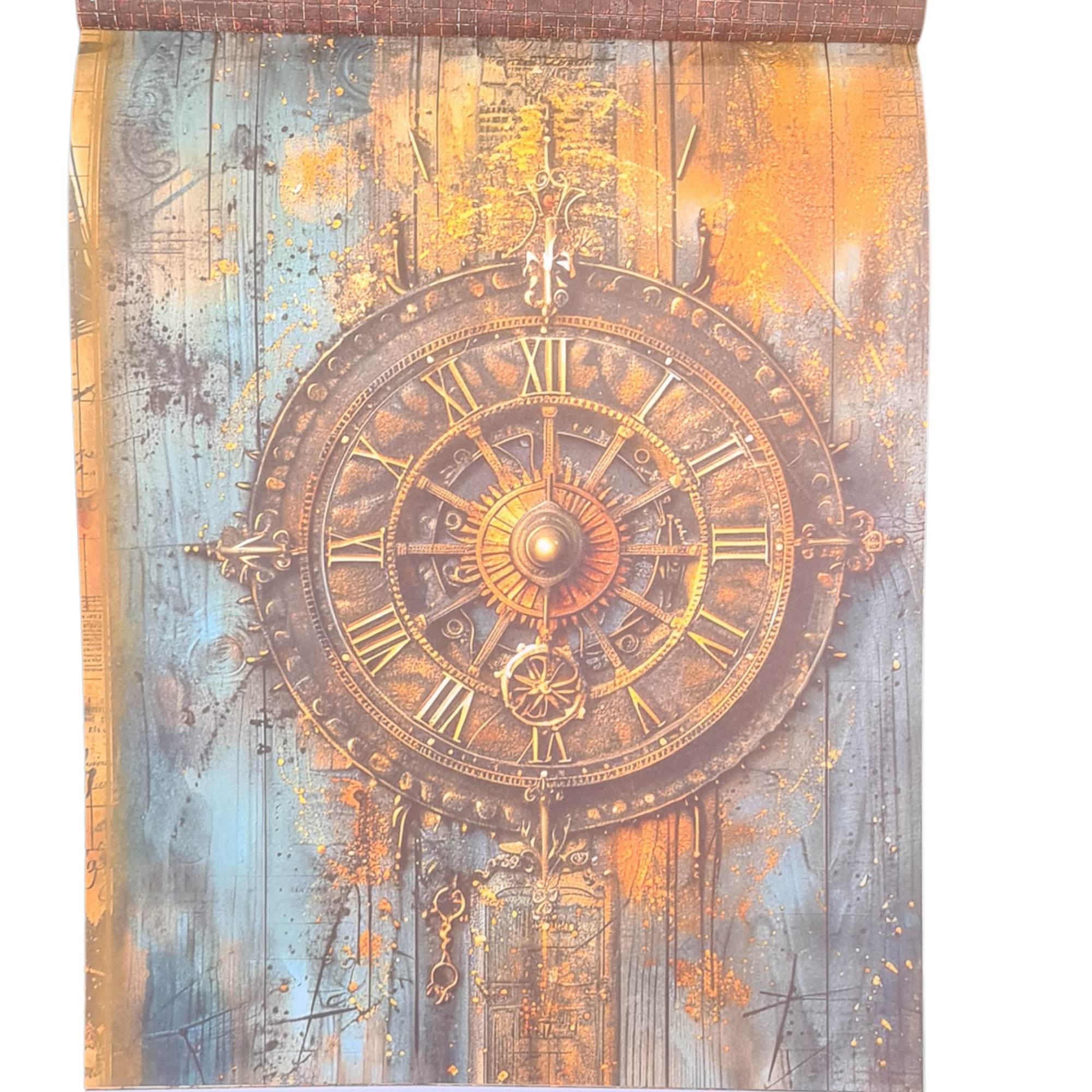 Past Time Mixed Media Book, Steampunk, Grunge, 50 double sided Pages - Image 44