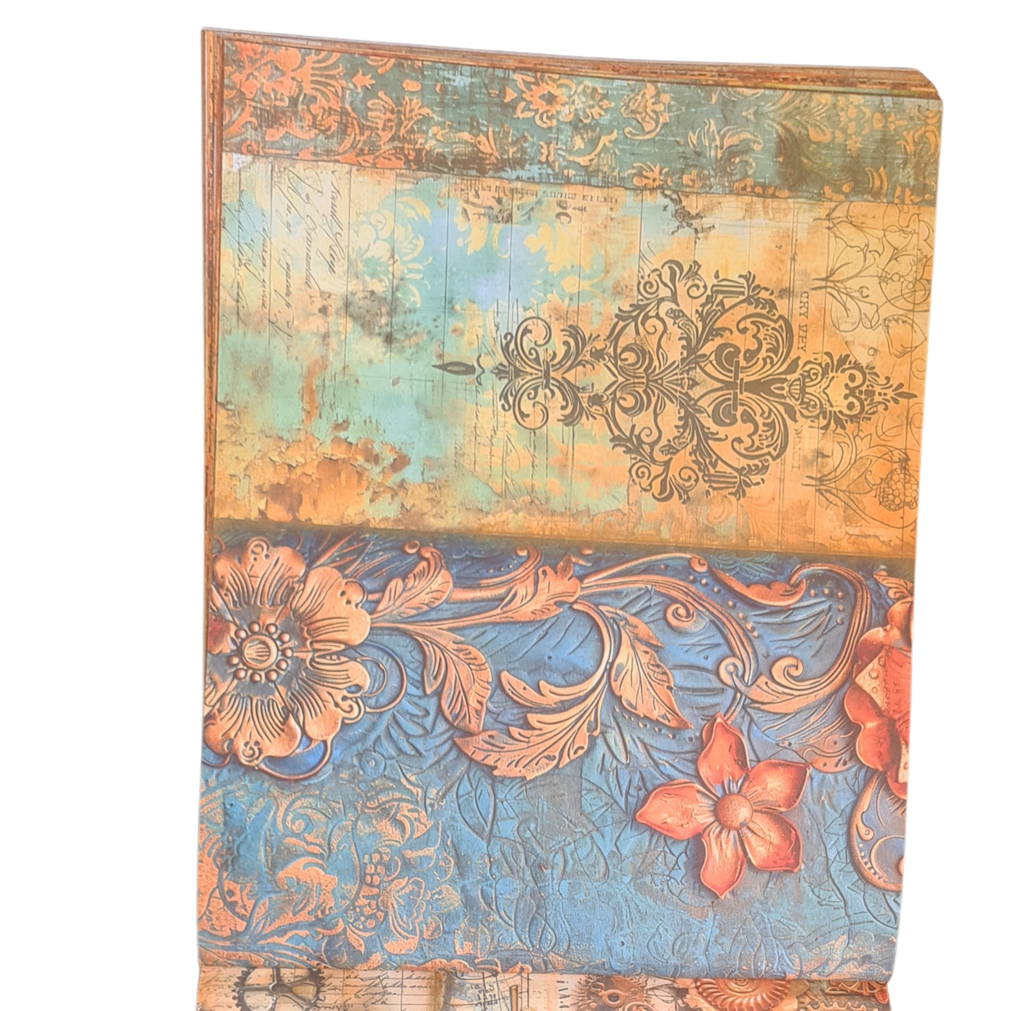 Past Time Mixed Media Book, Steampunk, Grunge, 50 double sided Pages - Image 45