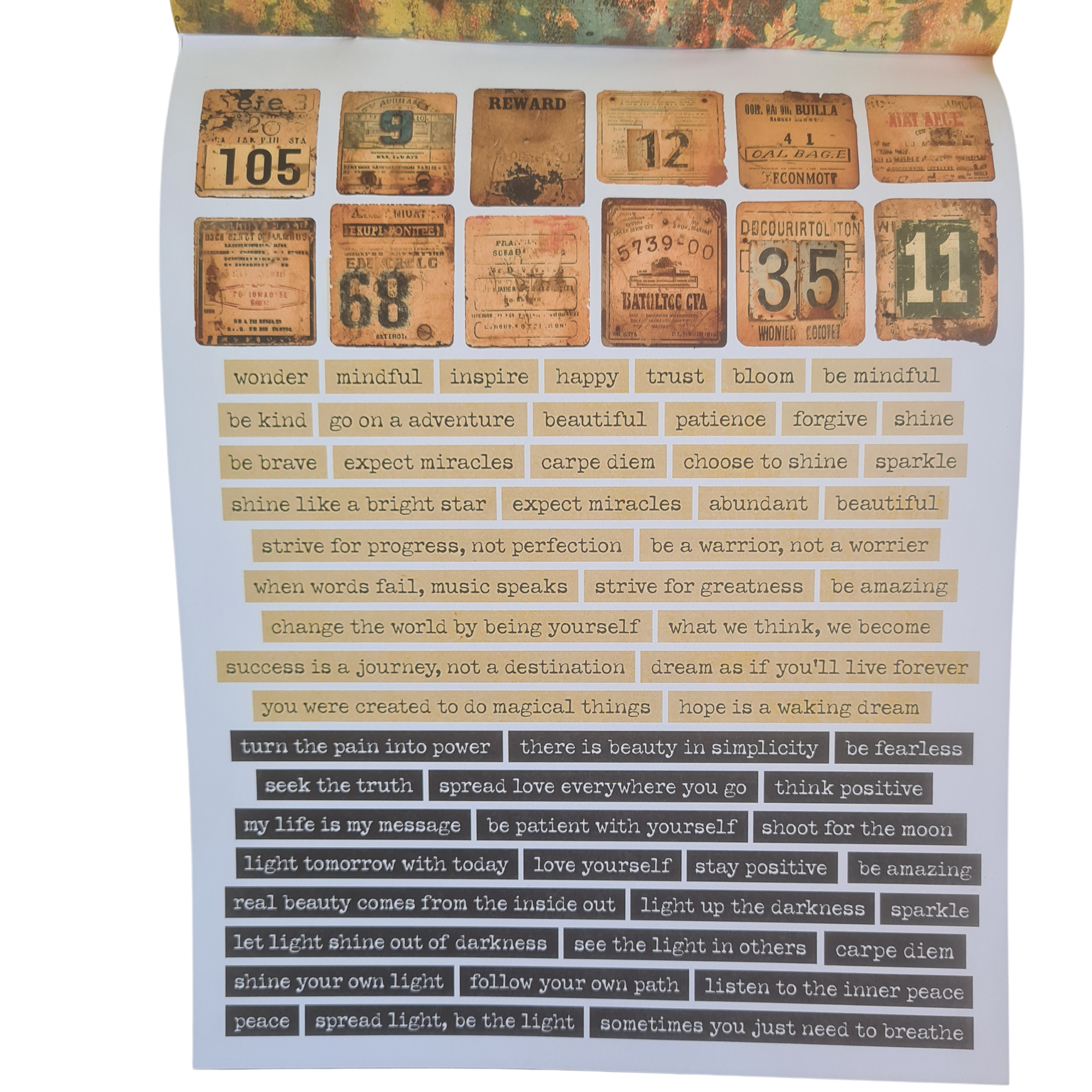 Past Time Mixed Media Book, Steampunk, Grunge, 50 double sided Pages - Image 52